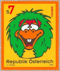 Austria 2000 MNH Stamps Scott 1820 TV Cartoons Animation Bird