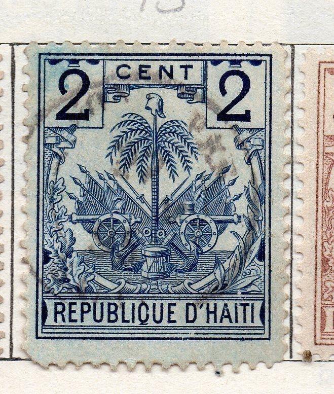 Haiti 1893 Early Issue Fine Used 2c. 119950