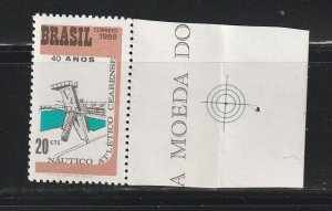 Brazil 1124 Set MNH Diving Platform, Folded