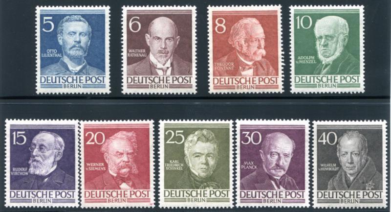 Germany- Berlin 9N84-94 MNH (needs #84) (25c)