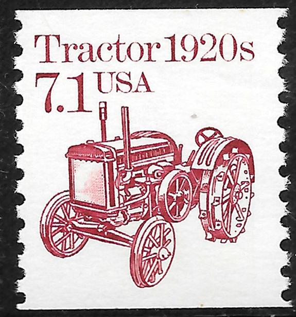Scott 2127    7.1¢ Tractor Coil Single MNH