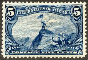 US Stamps # 288 MH XF Fresh