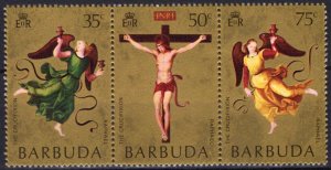 ZAYIX Barbuda 94a MNH Easter Mond Crucifixion Artist Raphael 062723S50M