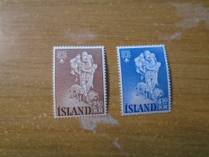 Iceland  #  325-26  MNH