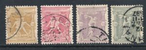 GREECE/ 1896/ Olympic Games/ 1, 2, 5, 10 Lepta/ FOUR (4) Stamps/ USED