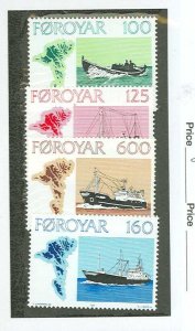 Faroe Islands #24-27  Single (Complete Set)