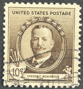 USA, 1940, SC#888, Famous Americans, Artists, Used, F