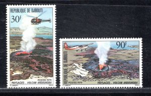 DJIBOUTI SC# 491-92  FVF/MNH