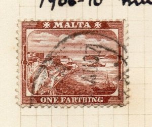 Malta 1906-14 Early Issue Fine Mint Hinged 1F. NW-184863