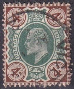 Great Britain #133   F-VF Used CV $35.00 (A19412)