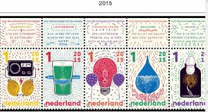 COLOR PRINTED NETHERLANDS 2011-2020 STAMP ALBUM PAGES (159 illustrated pages)