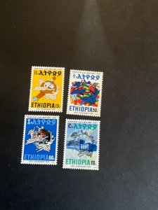 Stamps Ethiopia Scott# 712-5 never hinged