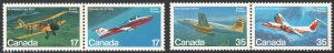 Canada SC#903-906 17¢- 35¢ Canadian Aircraft: 3nd Series Singles (1981) MNH