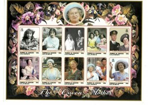 Turks and Caicos - 1999 - Queen Mother 99th - Sheet of Ten - MNH (Scott#1280)