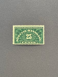 QE4, Special Handling 25c, Mint, Prev Hinged, CV $30.00