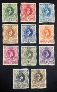 MOMEN: SWAZILAND SG #28/38a 1938 MINT OG H £95 LOT #68167