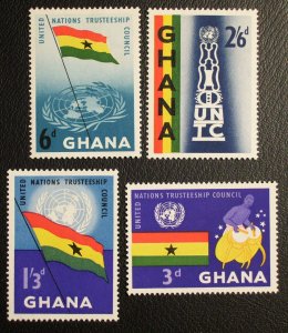 Ghana Scott #67-70 unused