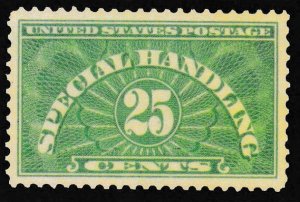 U.S. Scott #QE4a, Spec. Handling, 1928, 25¢, PSE Cert., XF 90, Mint, OGph