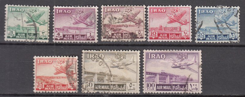 Iraq - 1949 Air stamp set Sc# C1/C8 (7065)