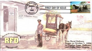 #3090 Rural Free Delivery Barre FDC