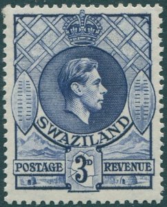 Swaziland 1938 SG32b 3d blue KGVI MLH