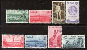 Italy # 359-66, Mint Hinge.