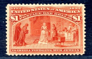 US SCOTT #241 MINT-VF-XF-OG-LH W/ PF CERT (4/23/24 GP)