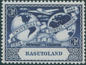 Basutoland 1949 3d deep blue UPU SG39 unused