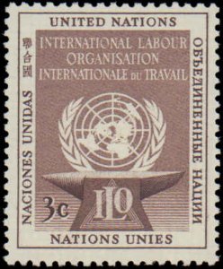 United Nations #25-26, Complete Set(2), 1954, Never Hinged