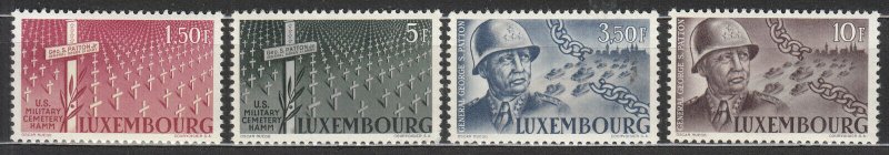 Luxembourg - 1947 American General Patton Sc#242/245 - MNH (7073)