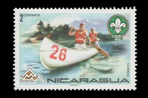 STAMP FROM NICARAGUA SCOTT # 990