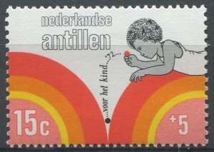 Netherlands Antilles Sc#B119 MNH, 15c+5c multi, Youth Welfare (1972) Children...