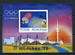 Romania 1972 Souvenir Sheet Mi Block 98 Imperf.MH Space Apollo  Cv 110euro 2763