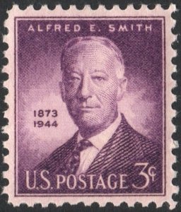 SC#937 3¢ Alfred E. Smith Single (1945) MNH