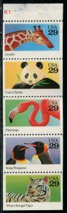 2709a US 29c Wild Animals bklt pane, MNH