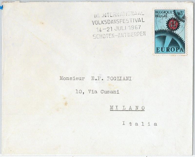 59782 -  ITALY - POSTAL HISTORY:  COVER  1967 -  MUSIC