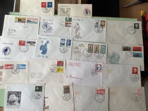 German Democratic Republic 1st day  postal covers  18 items Ref A2228