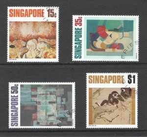 Singapore, Scott #153-6 VF, Used,Paintings.SingaporeArtists,CV $12.00 ...5710100