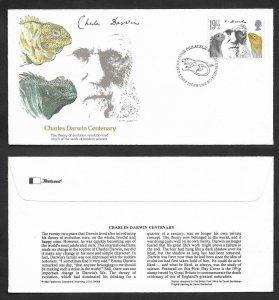 SE)1982 GREAT BRITAIN, CENTENARY OF THE DEATH OF NATURALIST CHARLES DARWIN,