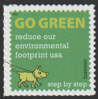 SC# 4524f  - (44c) - Go Green - reduce environment footprint - MNH Single