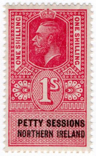 (I.B) George V Revenue : Petty Sessions (Northern Ireland) 1/-