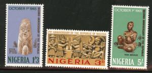 Nigeria Scott 181-183 MH* 1965 set