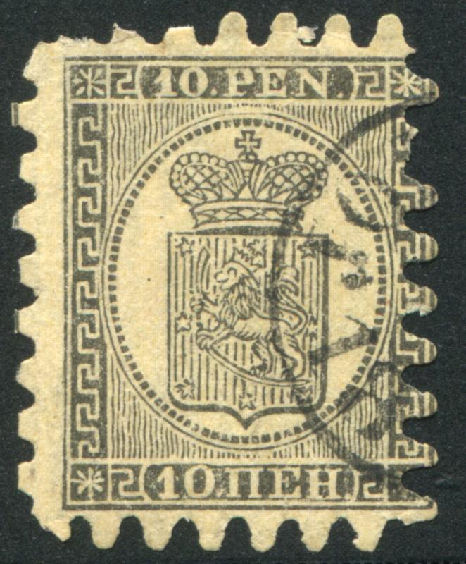 FINLAND 13 USED, Average with circular cancel