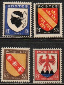 France Sc #562-565 Mint; Mi #752-755