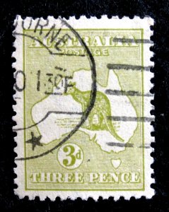 AUSTRALIA - SCOTT# 5 - USED - CAT VAL $17.50