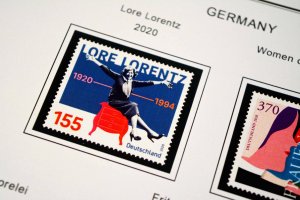 COLOR PRINTED GERMANY 2011-2020 STAMP ALBUM PAGES (89 illustrated pages)
