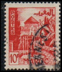 French Morocco 255 - Used - 10fr Garden, Meknes (1949) (cv $0.80)