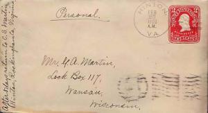 United States, Postal Stationery, Virginia