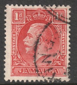 Jamaica Scott 103 - SG108, 1929 George V 1d used