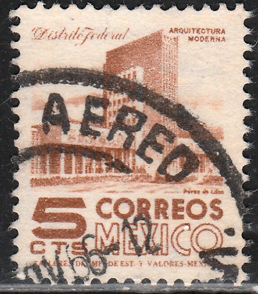 MEXICO 943, 5cents 1950 Definitive 3rd Printing wmk 350. USED. F-VF. (1426)